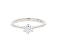 JuwelmaLux Verlobungsring 750/000 (18 Karat) Weißgold mit Brillanten JL30-07-4834