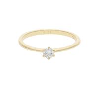 JuwelmaLux Verlobungsring 750 Gelbgold mit Brillant JL30-07-4806