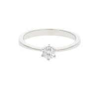 JuwelmaLux Verlobungsring 750 Weißgold mit Brillant JL27-07-0048