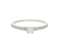 JuwelmaLux Verlobungsring 750 Weißgold mit Diamanten JL27-07-0005