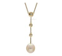 JuwelmaLux Y-Kette mit Süsswasser Perle 8 Karat Gold 333/000 45 cm JL10-05-1133