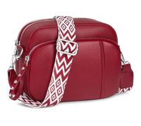 JUYANO Crossbody Bag Damen Handtasche Umhängetasche Leder, Kleine, mit Breitem Gurt, Stylisch, mit Kartenschlitz, Abnehmbar, Schultergurt