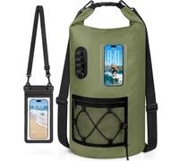 JUYANO Dry Bag wasserdichte Tasche 20L/30L, Drybag Schwimmfähige Strandtasche, Wasserdichter Beutel Rucksack Con Handyhülle Wasserdicht für Schwimmen Camping Kajakfahren Angeln