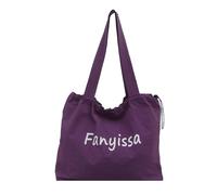 JUYAXIN Praktische, verschleißfeste Umhängetasche, geräumig, Nylon, leicht, Unterarmtasche für Profis, Reisen, koreanische Mode, große Kapazität, Schultertasche, violett