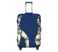 JUZGTSIT Autumn Leaf Autumn Leaf, Small Elastic Luggage Cover Suitcase Covers Protector, Astronautentanz, M, Klassisch