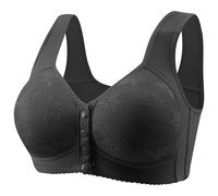 JUZILO Begrenzte Zeit BH Damen Ohne Bügel Klassische Sexy Bustier Einfarbig Push Up BH Weich Bequem Cup Bralette Elegant Haltungskorrektur Nahtlos Spitzen Sport Breathable Für Alltag