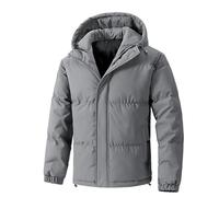 JUZILO GGarme Jacke Verdickte Bequem Winter Mantel Winddicht Wasserdicht Windbreaker Lockere Passform Gepolster
