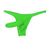 JUZILO Herren Elefanten Unterwäsche Vorne Geschlossen Sissy Sexy Thongs mit Penishülle Unterwäsche Fesselnd Reizwäsche Sexy Hot T-Back Crotchless Exotische Fesselnd Tanga Slip Unterwäsche