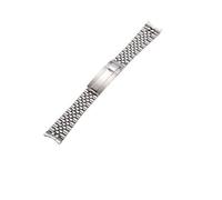 JVEIWAD 20 mm 21 Kompatibel mit Rolex Oyster Perpetual Datejust DAYTONA SUBMARINER Silbernes Armband Edelstahlarmband Herren Luxusarmband(20mm-2 buckle)