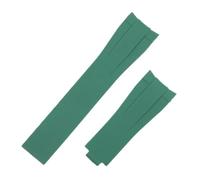 JVEIWAD 20 mm, kompatibel mit Rolex-Armband Submariner Daytona Yacht Master GMT, Armband mit Faltschließe, weiches Naturkautschukarmband(Green,Matte silver)