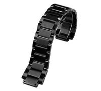 JVEIWAD 27 * 19mm Edelstahlarmband Silber Kompatibel mit Uhrenarmband Big Bang Classic Fusion Series Herren Damen Uhrenarmbänder(Black)