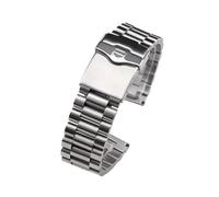 JVEIWAD 316L Edelstahl-Uhrenarmband, 22 mm, 20, silberfarbenes Armband mit massiven Gliedern, kompatibel Tag Heuer Carrera F1 Herren-Uhrenarmbändern(20mm)