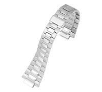 JVEIWAD 904 Edelstahl-Uhrenarmband Aus Metall Mit Faltschließe, Kompatibel Uhrenarmband Der Patek Philippe Nautilus 5711 5726-Serie, 25-13 Mm