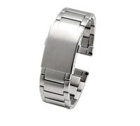 JVEIWAD Edelstahl-Armband kompatibel mit Diesel DZ7263 DZ7330 DZ4358 Uhrenarmband Schwarz Silber 22 mm 24 26 28 30 32(Silver,22mm)