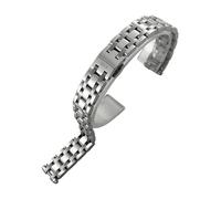 JVEIWAD For T126 Kompatibel mit Tissot 1853 .010 Bellissima Small Lady Silber Roségold 12mm Uhrenarmband Zubehör Edelstahl Armbänder Damen(Silver)