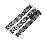 JVEIWAD Kompatibel mit AR1451 AR1452 AR1400 AR1410 Uhrenarmband Schmetterlingsschließe aus Edelstahl, 22 mm, 24, Keramik-Uhrenarmbänder(AR1451,24mm)