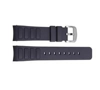 JVEIWAD Kompatibel mit Mido Multifort TV M049.526, wasserdichtes Gummi-Uhrenarmband, 22 mm, gebogene Schnittstelle, Silikon-Uhrenzubehör(Black-silver)