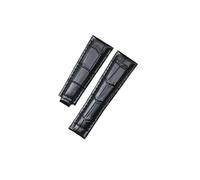 JVEIWAD Kompatibel mit SWatch-Armband, kompatibel Rolex DAYTONA, Kalbsleder-Armband, Zubehör, wasserdichtes Uhrenarmband, 20 mm, Schwarzbraun(Black)