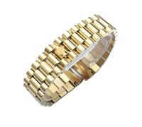JVEIWAD Uhrenarmband 13 mm 17 20 21 Sport Kompatibel mit Rolex DATEJUST DAY-DATE OYSTERPERTUAL DATE 904 Stahlarmband Herren- und Damen-Uhrenarmbänder(Gold-3,21mm)