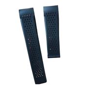 JVEIWAD Uhrenarmband aus Naturkautschuk, kompatibel mit TAG HEUER GRAND CARRERA, wasserdichtes Sportarmband, weiches Silikonarmband, 22 mm(Black No buckle,24mm)