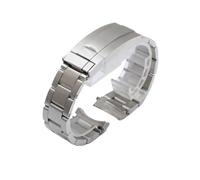 JVEIWAD Uhrenarmband kompatibel mit Rolex SUBMARINER DAYTONA SUP GMT Feinabstimmung Zugknopfverschluss 904L Edelstahl Uhrenkette 20mm 21mm(Frosted silver,21mm)