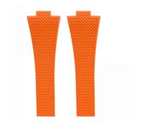 JVEIWAD Uhrenarmband kompatibel mit Tissot PRX-Serie 11 mm 12 T137.407/T137.410 Super Player Fluorkautschuk FKM Schnellverschluss-Uhrenarmband(Orange-no buckle,12mm)