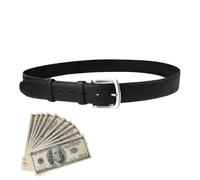 Jvjggag Travel Money Belt Under Clothes, Security Pu Leather, Zipper Pocket for Hidden, Safe Keeping with Zipper, Discreet, Comfortable, Ideal for Security, Sturdy and Compact