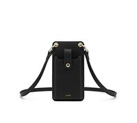 JW PEI Aylin Canvas & Quinn Umhängetasche aus veganem Leder, Black-q, Quinn-VeganLeather