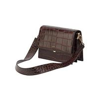 JW PEI Mini Flap Damen Umhängetaschen - Krokodilprägung Braun