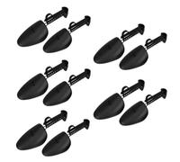 Jwthee 5 Paar Schuhspanner, wiederverwendbarer Schuhspanner aus Kunststoff für Herren, praktischer Stiefel-Schuhspanner schwarz für Damen, längenverstellbarer Schuhspanner,