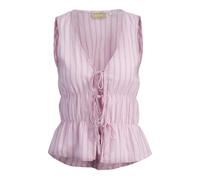 Jxalmira Linen Blend Tie Sl Top WVN Ln