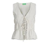 Jxalmira Linen Blend Tie Sl Top WVN Ln