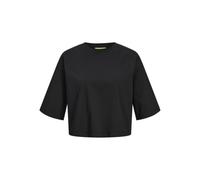 JJXX Damen JXANDREA Loose SS Cropped Tee JRS NOOS T-Shirt, Black, Large