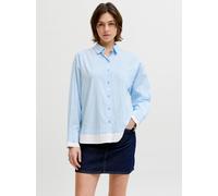 Jxcaro Popelin Hemd S Blau