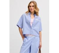 Jxcaro Popelin Hemd XS Blau