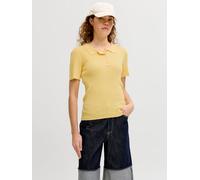 Jxhadley Gestricktes Polo S Gelb