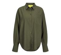 JJXX Damen JXJAMIE Breeze Summer LS Shirt WVN SN Hemd, Dusty Olive, M