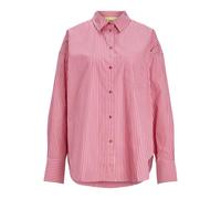 JJXX Hemd JXJAMIE LS Relaxed Poplin Langarm Größe S Cerise/Stripes