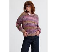 JJXX Strickpullover mit Rundhalsausschnitt Modell 'SIMONE SPACE DYE' in Pink, Größe S