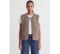 Jxvera Teddyfell Weste XL Braun