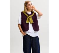 Jxvera Teddyfell Weste XS Violett