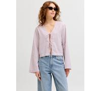 JJXX - JXZOE SEERSUCKER LS TIE SHIRT WVN LN Pink Lady - Gr. - XS