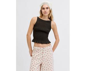 Jxzoe Gesmoktes Top S Braun