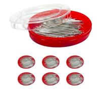 JYC CREATIVE Nähnadeln, 1500 Stück, professionelle Stecknadeln, Edelstahlnadeln, Schneidernadeln, feine Nadeln, zum Nähen und Basteln (Packung 1-1500 Stück)