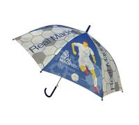 JYC CREATIVE Real Madrid Automatischer Regenschirm, Faltbar, Taschenschirm für Sommer & Regen, Offizielles Geschenk für Fans, Modell R Madrid 5