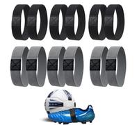 JYNXOR Schnürsenkel Fixierband Kinder,6 Paar Fixierband für Fußballschuhe,Gegen Sich Lösende Schnürsenkel Halter,für Fußballsport,Spiele,Outdoor-Aktivitäten