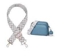 JYNXOR Taschengurte zum Wechseln, Verstellbarer Schultergurt Taschengurt, 3.8cm Breit Schulterriemen, Schultergurt für Taschen, Taschenriemen Zubehör Tragegurt für Schultertasche Tragetaschen, Grau