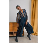 Jyoti - Fair Works Bio-Baumwollcord Culotte Awasi Dunkelblau XS