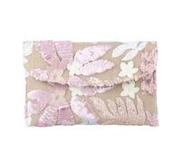 Jywmsc 2026 Sommer Clutch für Damen Blumen Perlen Geldbörse Vintage Stickerei Pailletten Abend Clutch für formelle Hochzeiten