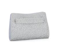 Jywmsc Abendtasche für Frauen Formal Gold Abendtaschen Kristall Strass Dressy Silber Umhängetasche für Abschlussball Cocktail